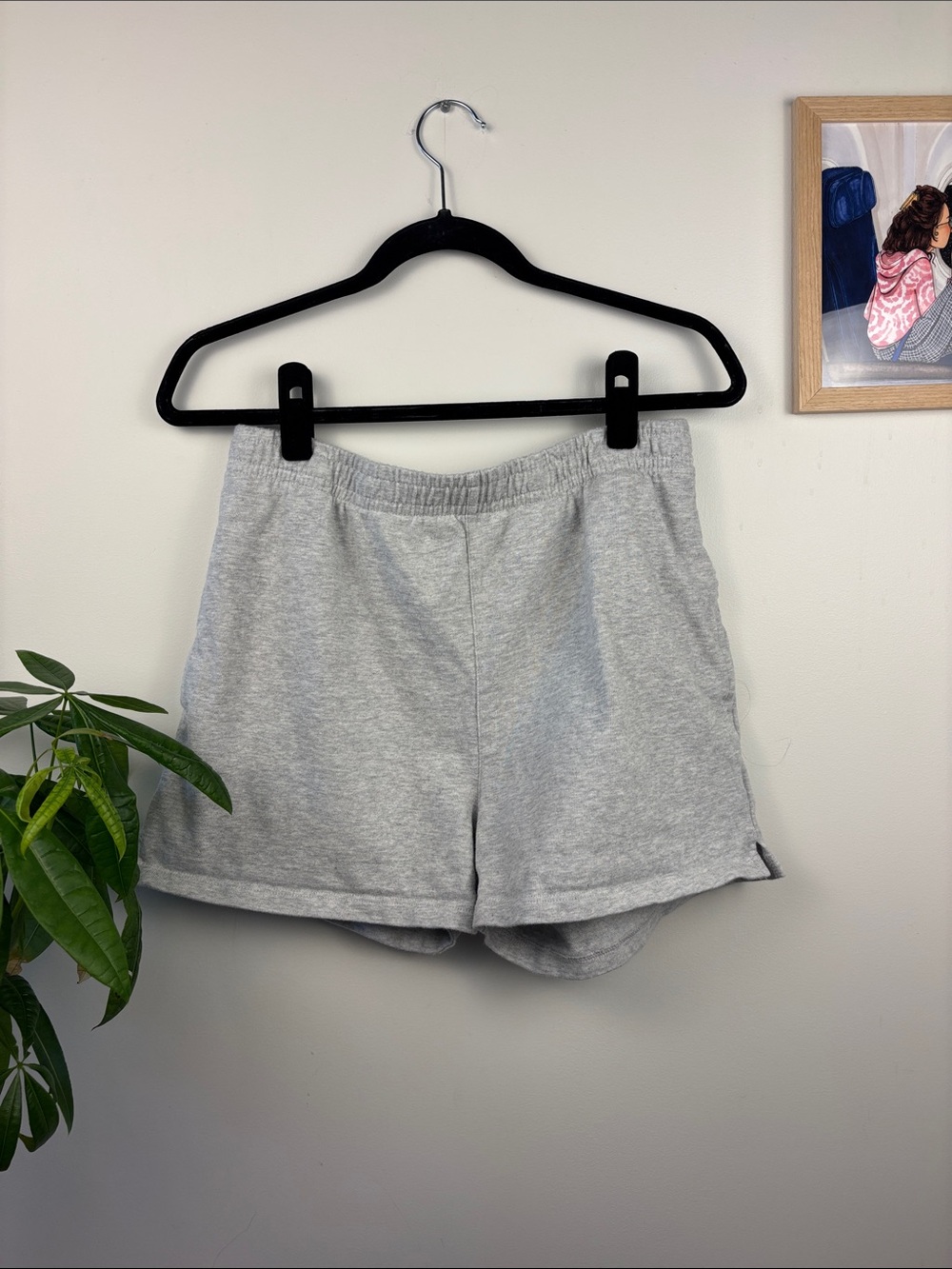 Brandy Melville Light Gray Athletic Lounge Shorts